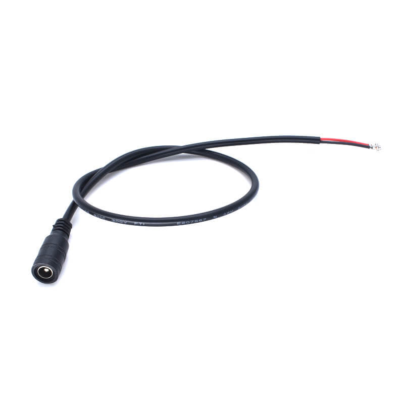 Elecbee 12Vmonitor DC Power Cable 5.5-2.1mm Female to 2.54mm terminal Length 30cm